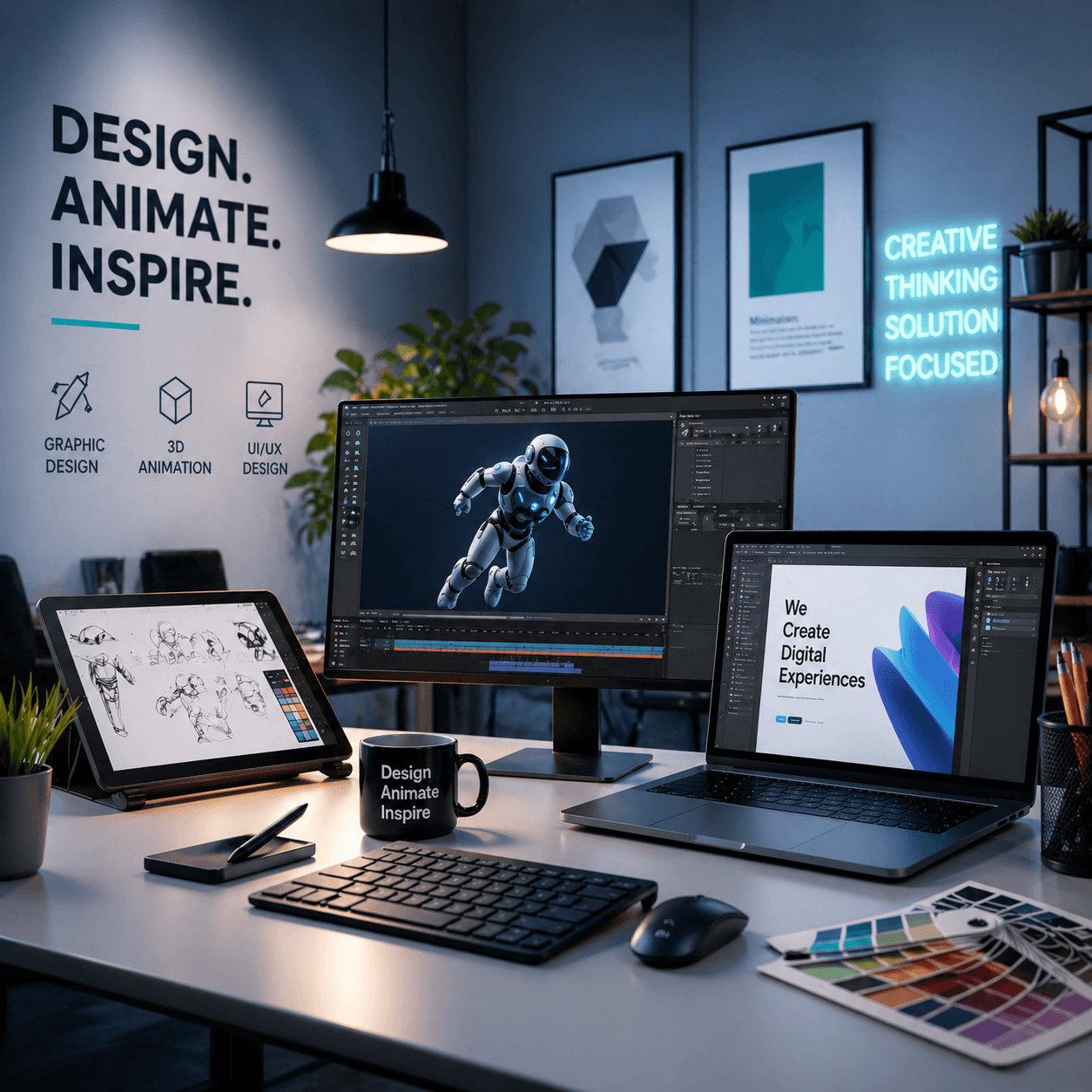 Pixels Express creative workspace